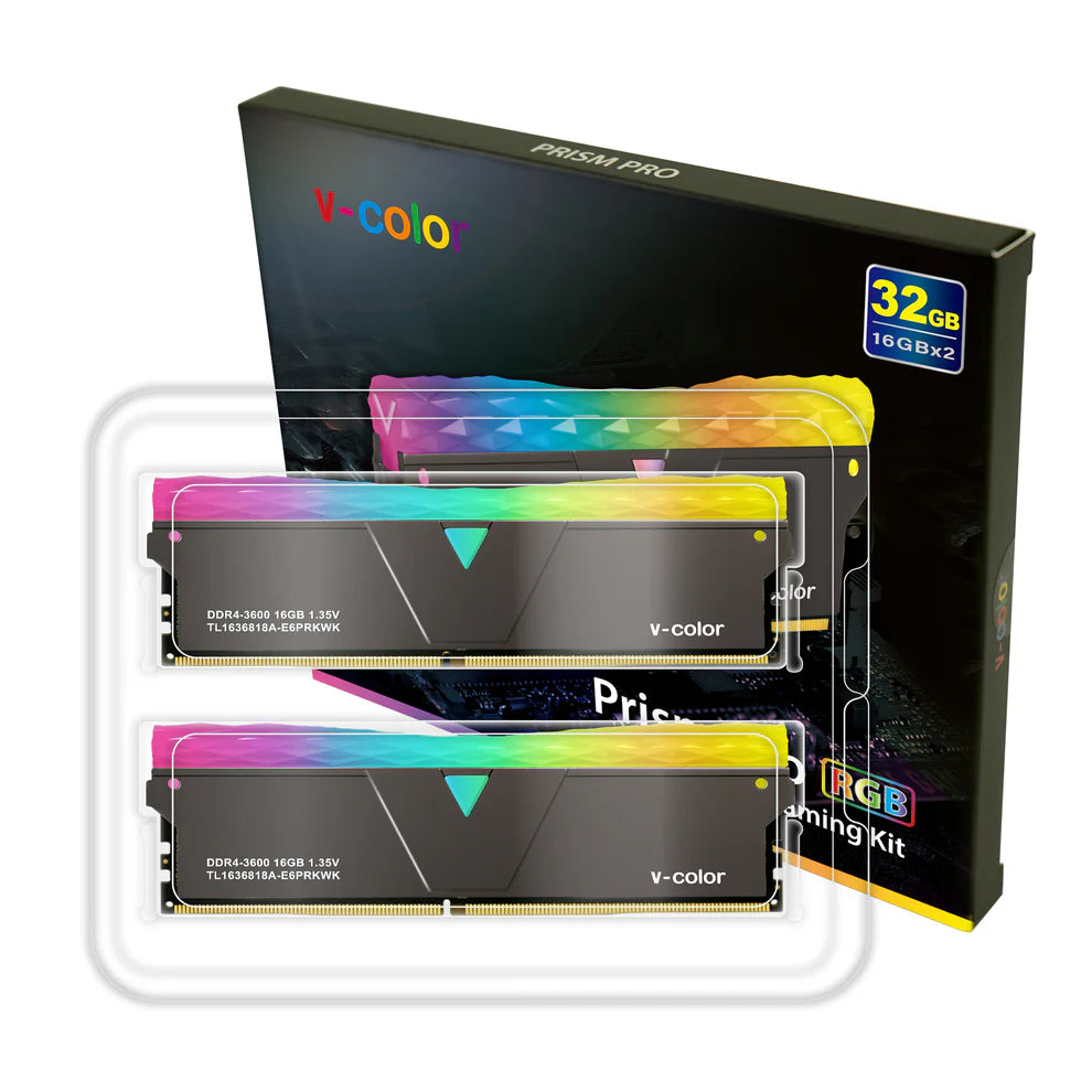 V-Color Prism Pro DDR4 32GB(16GBx2) 3600MHz V-Color Prism Pro DDR4 32GB(16GBx2) 3600MHz